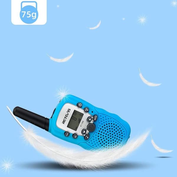 Retevis RT388 Long Range Walkie Talkie för barn, 8CH VOX ficklampa, 3-12 år gamla barnleksaker, födelsedagspresenter, aktiviteter