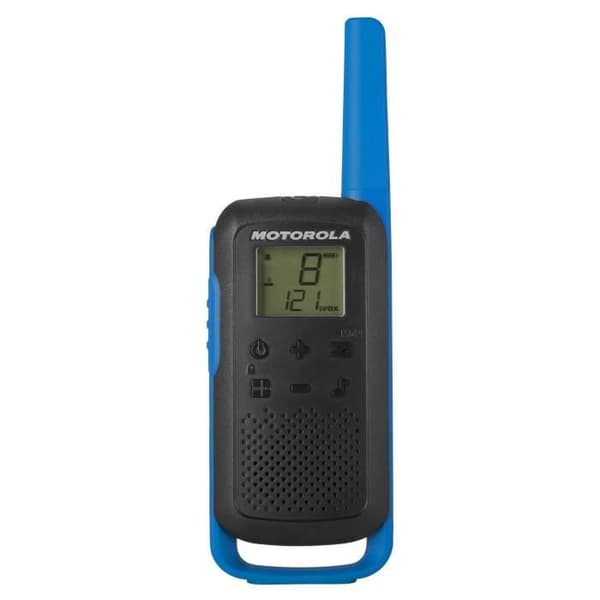 Motorola TALKABOUT T62 tvåvägsradio 16 kanaler 12500 MHz Svart, Blå