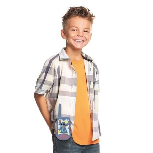 Disney Stitch Walkie-Talkies - LEXIBOOK - 200 m räckvidd - Blå