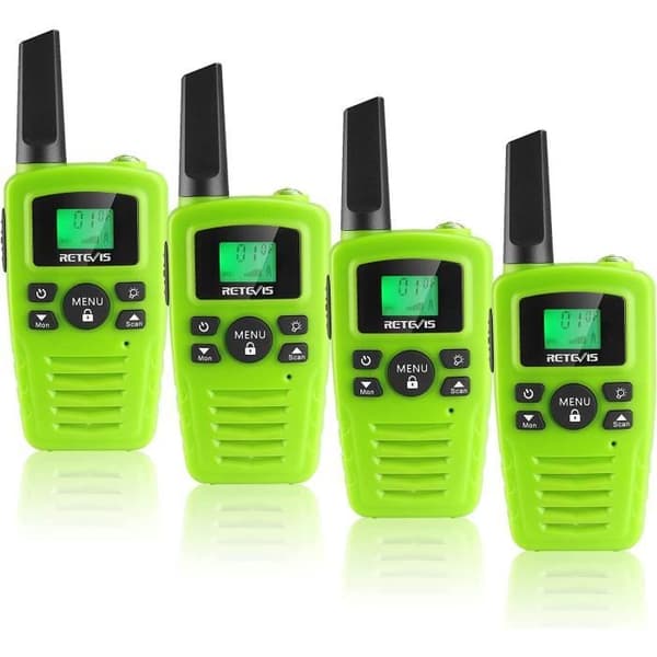 Retevis RA635 Walkie Talkie - Professionell - PMR446 Licensfri - 16 kanaler - VOX - LED-lampa - Walkie-talkies med lång räckvidd