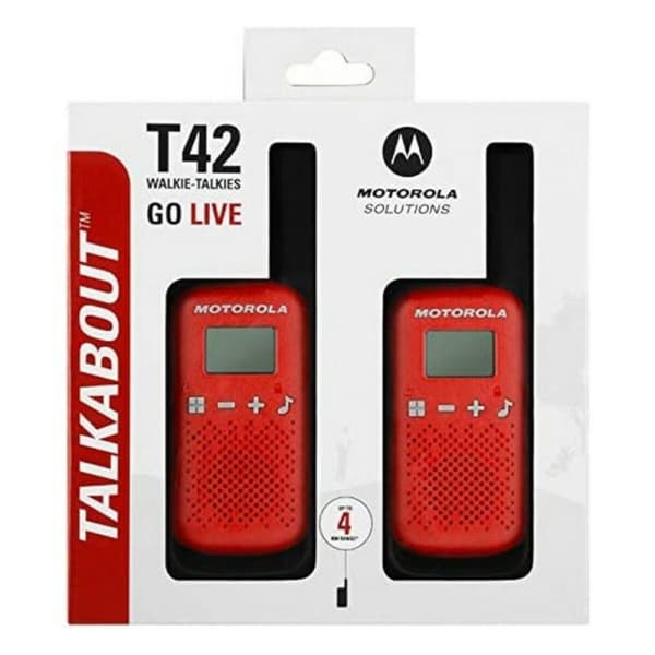 Walkie-talkie Motorola T42 RED 1,3" LCD 4 km