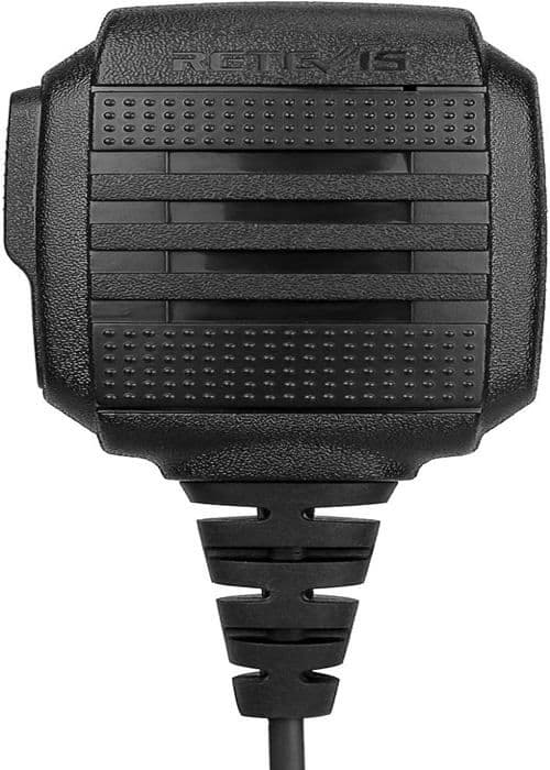 Retevis RS114 Walkie Talkie Mikrofonhögtalare IP54 Vattentät 2-stifts kompatibel RT24 RT27 Baofeng BF-888S UV-5R Kenwood (5 st)
