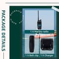 Miniatyrbild 5 av 6: Retevis RM21 Talkie Walkie Marin, IP67, Intelligent AI Bullersdämpning, 88 Marinradio Kanaler för Kustbevakning, Kajak, Fiske