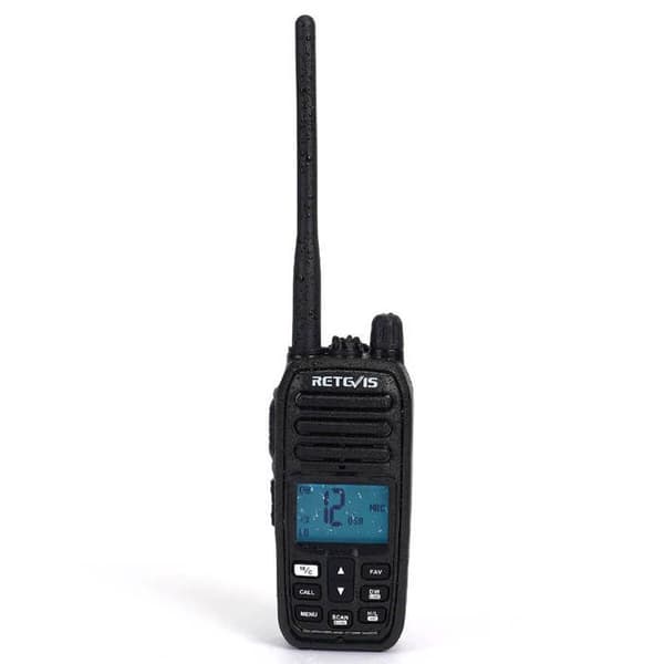 Retevis RM21 Talkie Walkie Marin, IP67, Intelligent AI Bullersdämpning, 88 Marinradio Kanaler för Kustbevakning, Kajak, Fiske