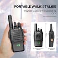 Miniatyrbild 5 av 6: Retevis H777H Professionell Walkie Talkie, med Skärm, Typ C Laddning och USB Laddare, Lång Räckvidd PMR446, VOX, Larm (3 St)
