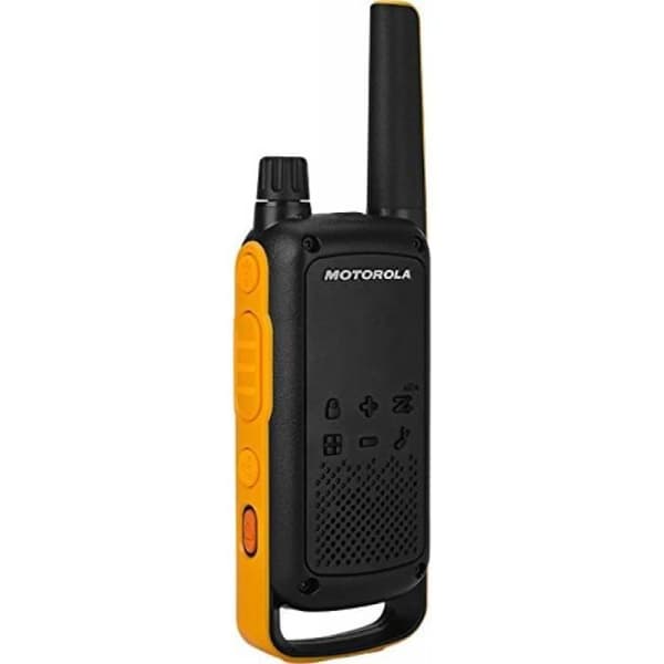 Motorola T82 Extreme PMR446 2-vägs Walkie Talkie Radio Twin Pack - gul/svart