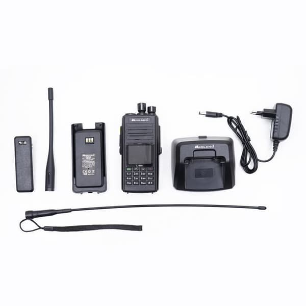 Midland CT990 Dual Band Portabel VHF/UHF PMR-radio, 144-146 och 430-440 MHz, kod C1339