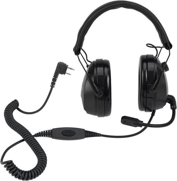 Retevis Hörlurar för Talkie-Walkie, Radio 2 Vägar, Volymkontroll, 2 Stift, För Baofeng UV5R RT24 RT27 RT5R RT86