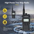 Miniatyrbild 2 av 6: Retevis RT86S Walkie Talkie med hörlurar, långdistans tvåvägsradio, 2600mAh USB C LCD-skärm, gruppsamtal (3 delar)