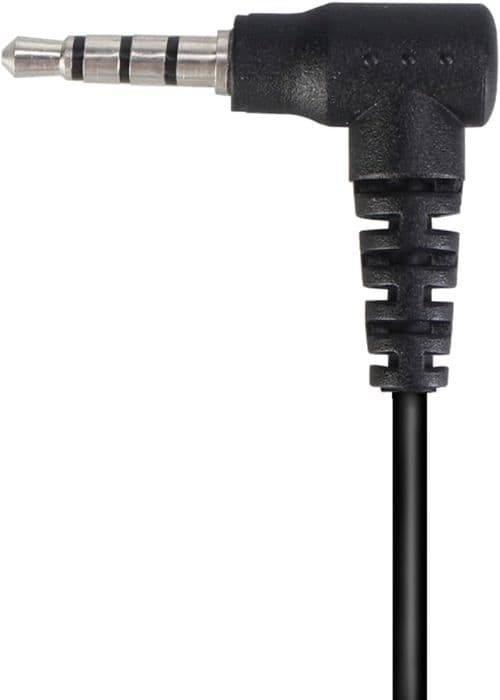 Retevis EEY002 Walkie Talkie hörsnäcka 1 stift 3,5 mm kompatibel endast RT622P RB619 tvåvägsradio (2 st)
