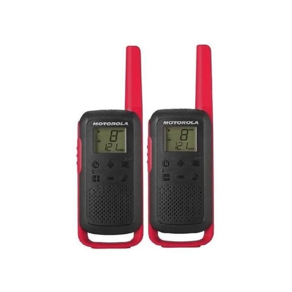 Motorola B6P00811 walkie-talkie (2 st) Röd