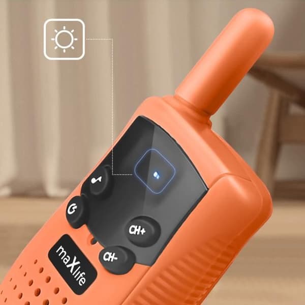 Junior Walkie Talkies 3 Kommunikationskanaler Räckvidd 300 meter Maxlife Green