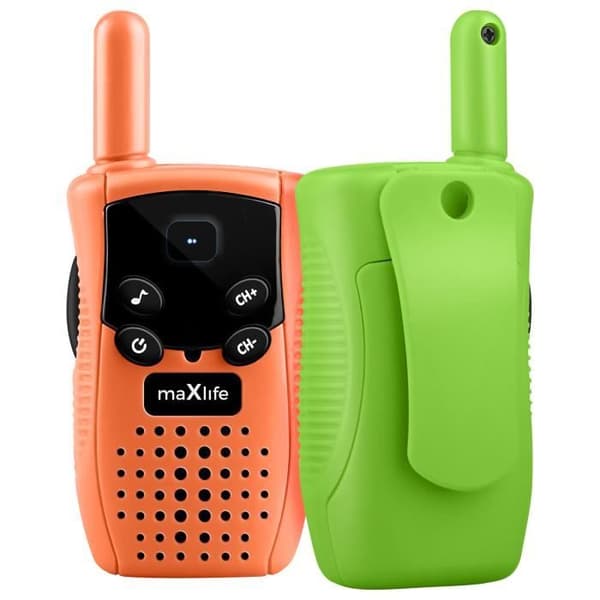 Junior Walkie Talkies 3 Kommunikationskanaler Räckvidd 300 meter Maxlife Green