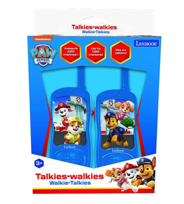 Talkies-Walkies - Pat'Patrouille - Räckvidd 120m - Ergonomisk - Flerfärgad - För Barn