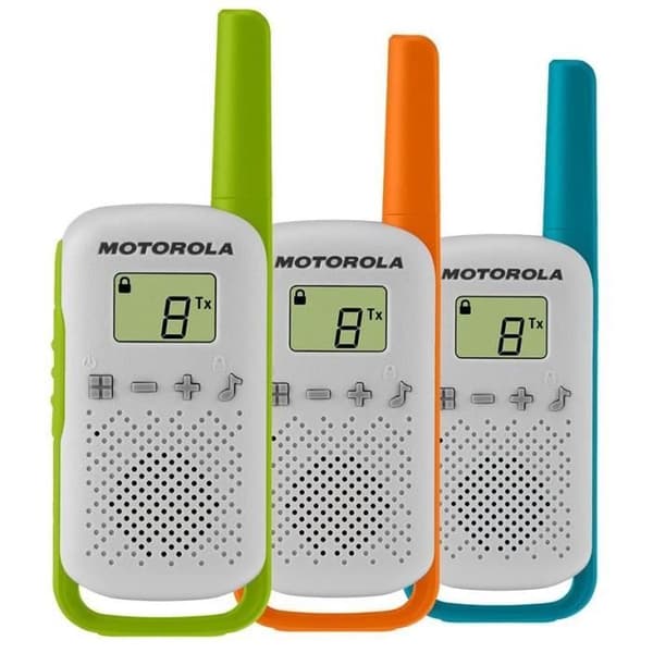 Motorola T42 Multicolor walkie-talkie (3 st)