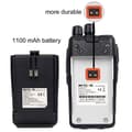 Miniatyrbild 3 av 4: Retevis RT21 Uppladdningsbar Walkie Talkie, PMR446 Bärbar 2W 16 Kanaler CTCSS-DCS Vox TOT Scan Uppladdningsbart batteri 1100mAh (svart,5)