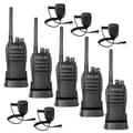 Miniatyrbild 1 av 4: Retevis RT21 Uppladdningsbar Walkie Talkie, PMR446 Bärbar 2W 16 Kanaler CTCSS-DCS Vox TOT Scan Uppladdningsbart batteri 1100mAh (svart,5)