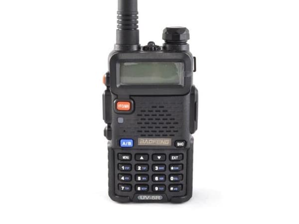 Bavoir VHF-UHF Walkie UV-5RE Baofeng ideal för vandring eller klättring