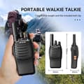Miniatyrbild 5 av 6: Retevis H777 Walkie Talkie Lång Räckvidd, Enklicksparning, Nödalarm, VOX, Typ-C, Professionell Walkie-Talkie (3 st)