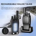 Miniatyrbild 2 av 6: Retevis H777 Walkie Talkie Lång Räckvidd, Enklicksparning, Nödalarm, VOX, Typ-C, Professionell Walkie-Talkie (3 st)