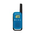 Miniatyrbild 1 av 2: Motorola walkie talkie - 2 st - Blå - Räckvidd 8 km - Handsfree - Effekt 500 mW