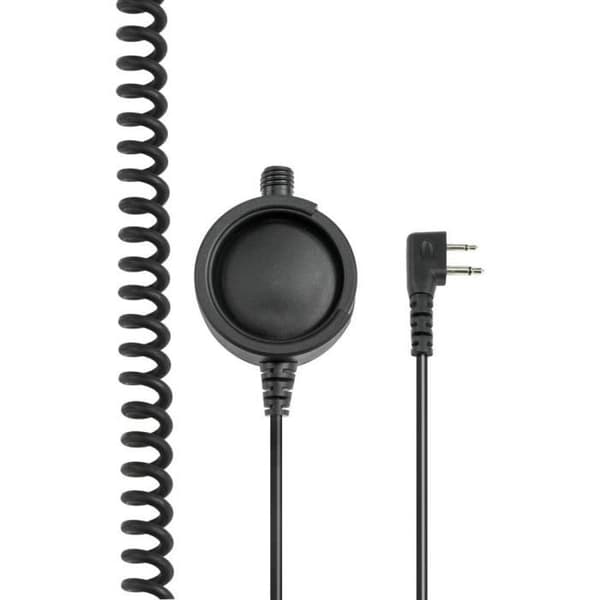 Midland C1088 PTT Plus Kabel med Klipp för Bow-m, Svart