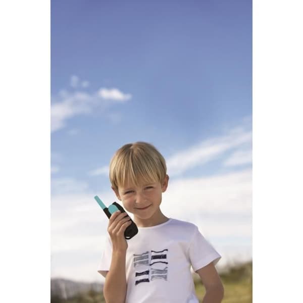Svarta LEXIBOOK walkie talkies - Räckvidd 5 km - En-till-en och en-till-många kommunikationsfunktion