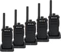 Miniatyrbild 1 av 6: Retevis RB626 Talkie Walkie Professionell, Lång Räckvidd 2000 mAh Uppladdningsbar Talkie Walkie, Nödlarm, 16 Kanaler, Skola (5 St)