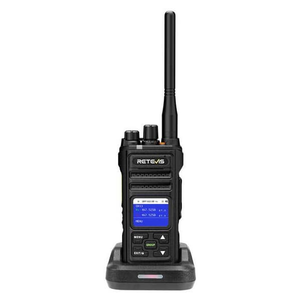 Retevis NR630S Talkie Walkie Långdistans, Tvåvägsradio, IP67, AI Bullerdämpning 2800 mAh, LCD, för Logistik