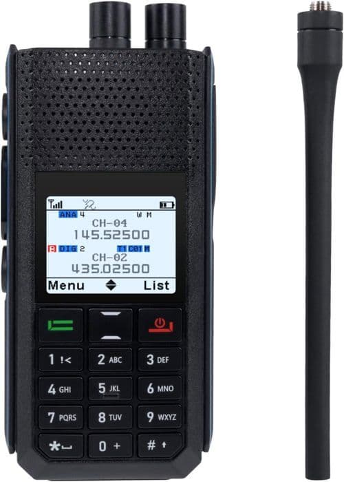 Retevis H1 DMR Radioamatör, APRS/GPS Talkie Walkie, Lokalisation i Realtid, Typ-C, Dubbelband för Radioamatörsevenemang