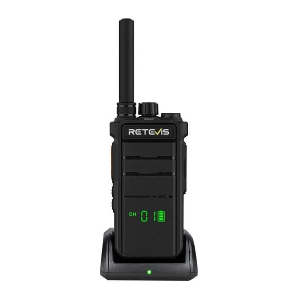 Retevis RB626H Walkie-Talkie, Professionell med Skärm, LED-Strålkastare, Laddningsbar Typ C 2000 mAh, Utomhus, Camping