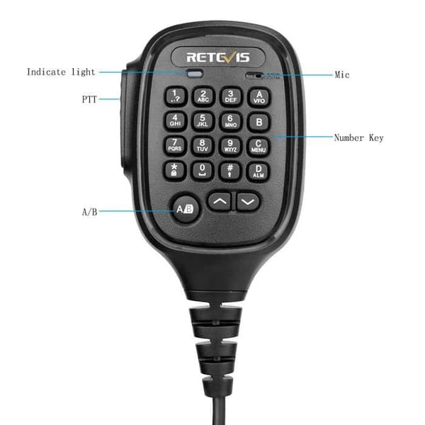Retevis RT90 Radio CB, Mobilradio HAM dualband DMR med full effekt och integrerad GPS, Sändare-mottagare och mobila radioapparater