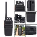 Miniatyrbild 3 av 6: Retevis RT24 Walkie Talkie 16 Kanaler CTCSS/DCS Squelch VOX Walkie Talkies Uppladdningsbara Högtalare och hörlurar (Svart, 5 Par)