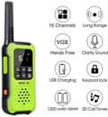 Miniatyrbild 5 av 6: Retevis RT649P Walkie Talkie Lång Räckvidd, PMR446 Flytande IP67 Vattentät, 1200mAh, SOS Alarm Radio för Kajak, Surf, Fiskeri (4 St)