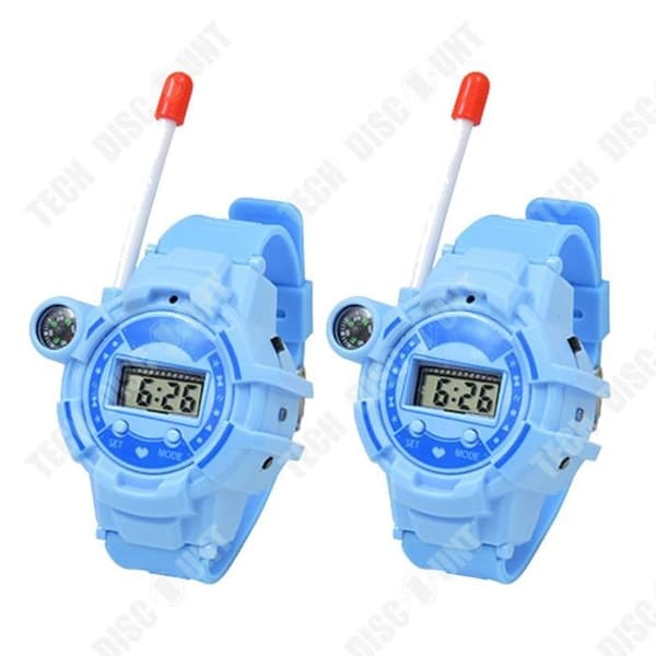 Walkie-talkie - TD® - Barnmodell - Ficklampa - 200m kommunikation - Integrerad kompass
