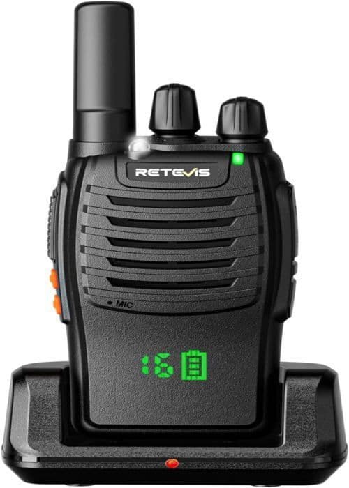 Retevis H777H Talkie Walkie Dold Display, Enkelt Klick Parning, USB-C, Nödsignal och Ficklampa, för Camping, Cykling