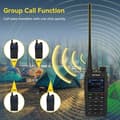 Miniatyrbild 3 av 6: Retevis C62 Dubbelband Walkie-Talkie, Laddningsbar Ham Amatörradio, Lång Räckvidd, 2000mAh, Typ-C, för Vandring/Jakt/Camping