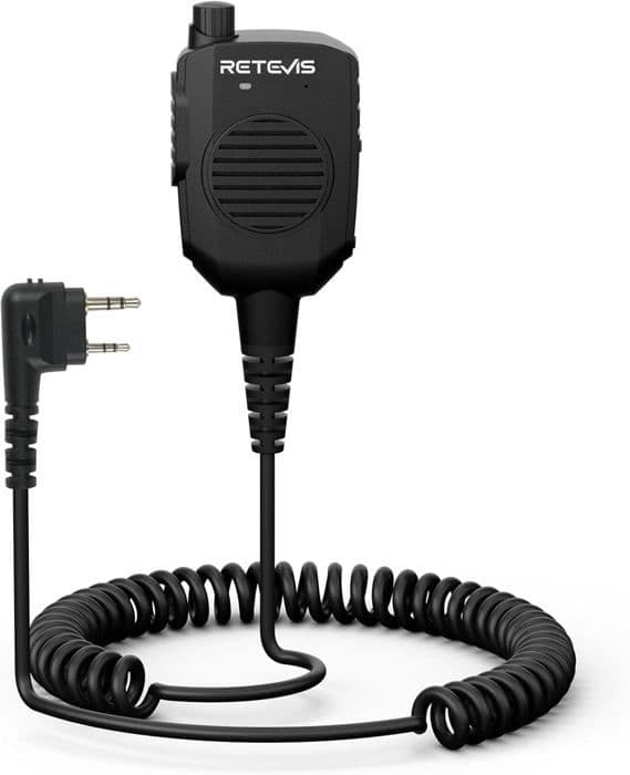 Retevis HK011 Talkie Walkie Högtalare, AI-brusreducerande Mikrofon, För Baofeng BF-888S UV-5R BF-88E RT24 RT27 RT622 JUCJET