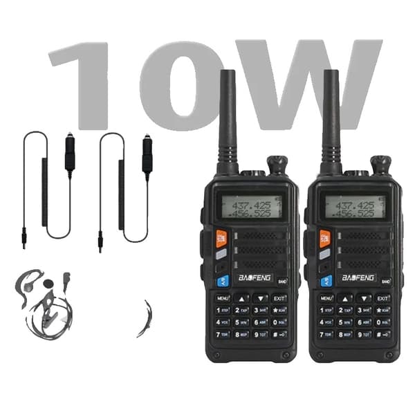 Walkie Talkie, 10W Strøm, Langdistancekommunikation,12V-HD