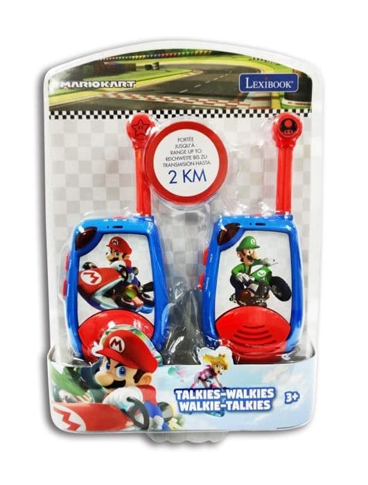 Mario Kart Digital Walkie-Talkies - LEXIBOOK - Räckvidd 2 km - Morsekodljusfunktion