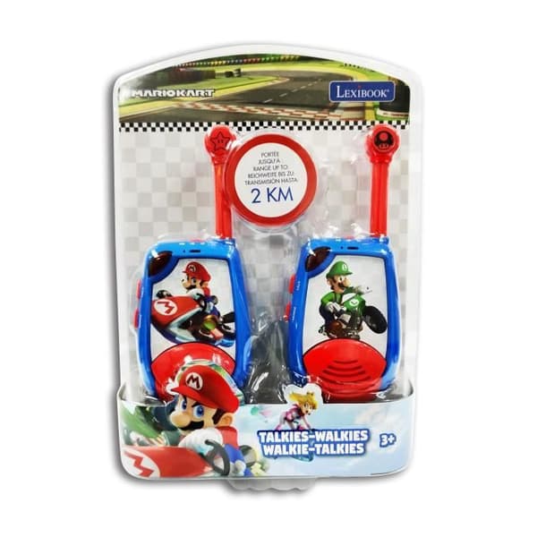 Mario Kart Digital Walkie-Talkies - LEXIBOOK - Räckvidd 2 km - Morsekodljusfunktion