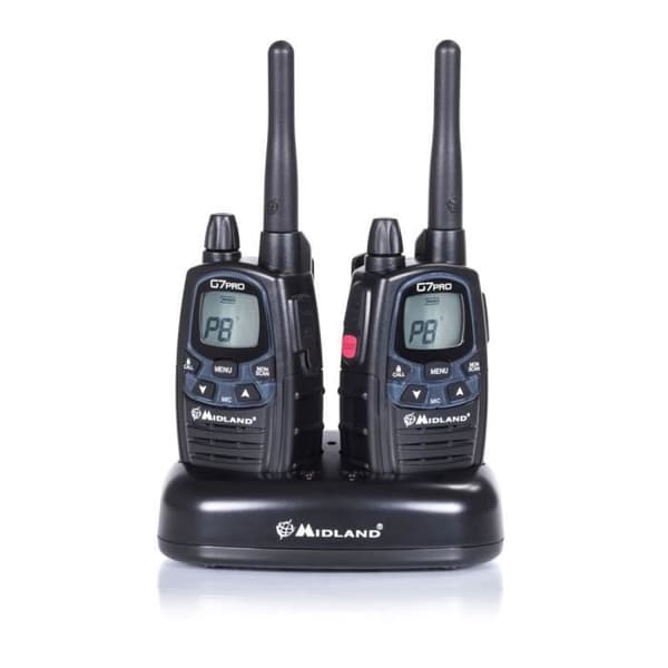 Midland G7 PRO - dubbelpack svart