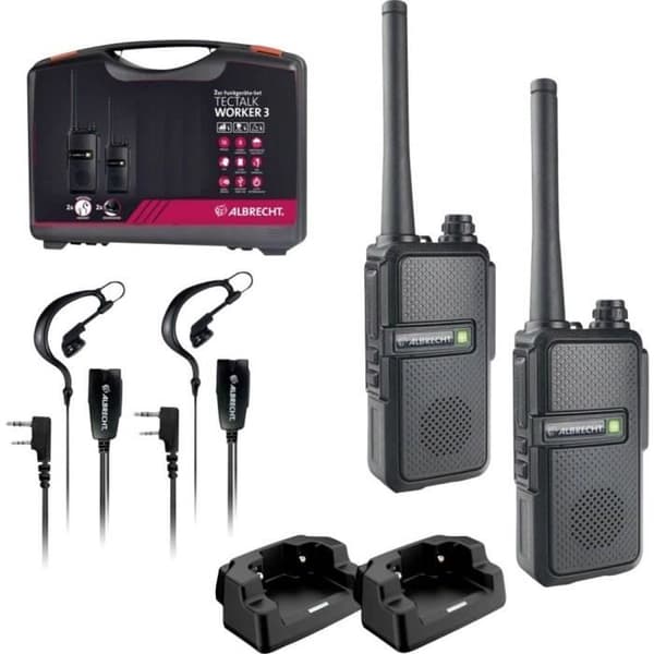 Albrecht Tectalk Worker 3 2er 29825 PMR walkie-talkie set om 2