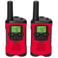 Miniatyrbild 1 av 4: Alecto FR115RD - Set med två walkie-talkies för barn, räckvidd upp till 7 kilometer, röd/svart