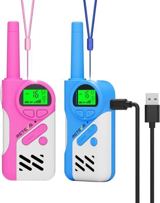 Retevis EZTalk 670 Walkie Talkie Barn, Lång Räckvidd Säkerhetsläge, Kommunikationsskydd, Gåvor, Leksaker, Sport, Spel