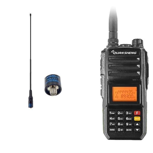 TG-UV2 Plus -kävelypuhelin, 10W lähtöteho, pitkä kantama 5-10 km,Lisää NA-771 antenni