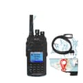 Miniatyrbild 1 av 2: Digitalradio, IP67 vattentålig, 3000 kanaler, utgång,UV390-5W-GPS-AES256