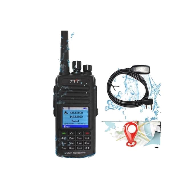 Digitalradio, IP67 vattentålig, 3000 kanaler, utgång,UV390-5W-GPS-IngenAES