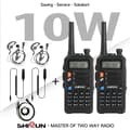 Miniatyrbild 2 av 2: Walkie Talkie, 10W effekt, långdistanskommunikation,12V-Kabel-HD