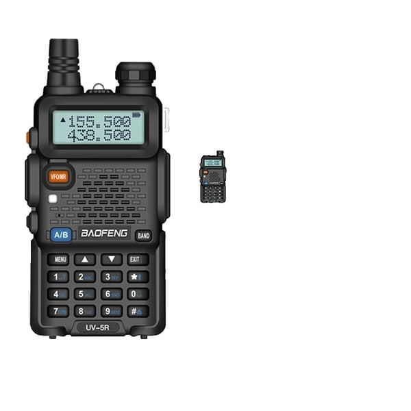 Walkie Talkie, Teho-tilat, 128 Kanavaa, IP45 Vesitiivis,5W-FM